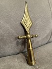 Rare Civil War Crossbar Regimental Battleflag Flag Finial  Book Pictured Style 
