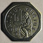 Saint Eligius Petronius Numismae   Sanctus Eligius Octagonal Numismatic Medal