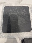 Pokemon Laser Engrave Slate Coasters Squirtle  Charmander   Bulbasaur Set Of 3