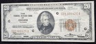 National Currency 1929  20 Dollar Bill Banknote Chicago  Our T5488
