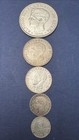 1895 1896 Puerto Rico         5 Coins It Is A Complete Collection         