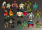 Lot Of 18 Vintage Tmnt Teenage Mutant Ninja Turtles Figures Playmates