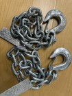 3 8  X 30  Grade 43 Trailer Safety Chain With Slip Hook With Latch  2 Pack 