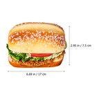 2pcs Decorative Display Realistic Simulation Fake Food Model Fake Burger Models