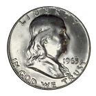 90  Silver Franklin Half Dollar Brilliant Uncirculated