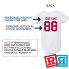 Personalized Alabama Crimson Tide Gerber Baby Onesie   Cotton Custom Bodysuit