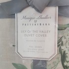 Pottery Barn Monique Lhuillier Lily Of The Valley Full Queen Duvet Cover New