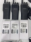 3 Motorola Cp200 Vhf 4 Ch Radio Aah50kdc9aa1an Chargers New Batteries L2