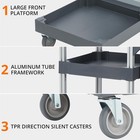 Commercial Cleaning Janitorial 3-shelf Cart On Wheels 300 Lbs Housekeeping Cart