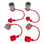 2 Sets 1 2  Ag Poppet For Pioneer Style Hydraulic Quick Connect Couplers