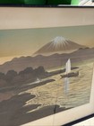 Antique Tsuchiya Koitsu Mt Fuji Japanese Silk Painting Lake Ashi Hakone Signed