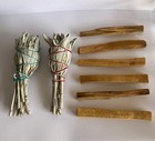 6 Palo Santo Wood   2 White Sage Smudge Torch  Cleansing Negativity Removal New