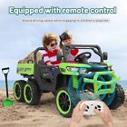 24v Kids Ride On Toy 2 Seater Electric Dump Car Power Wheels Truck W remote Mp3