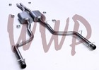 Stainless 2 5  Catback Exhaust Muffler System 15-16 Dodge Challenger R t 5 7l