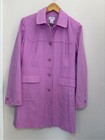 Ann Taylor Loft Lilac Virgin Wool Blend Peacoat Jacket Spring Coat Single Button