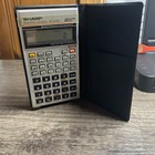 Vintage Sharp El-506a 10 Digit Scientific Calculator With Case And Manual 