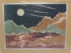 Vintage Vogart Craft Latch Hook Wallhanging Rug Kit Moonscape  4802 Nos