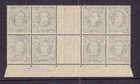 Australia 1942 Gvi 3  d Bright Blue Sg207 In Gutter Block Of 8 Mnh Cat   36