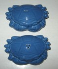 Blue Crab Ceramic Salt And Pepper Shakers - Really Cute  