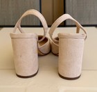 Forever 21 Women s Shoes  Size  6 Black beige Slingback High Heels Pumps