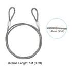 Stainless Steel Cable  Pvc Coated 3 16  Wire Rope For Deck Railing 3 3ft