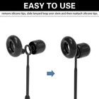 Flexible Silicone Lanyard With Most Earplugs With Removable Tips Compatible