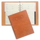 Refillable Address Book With Alphabetical Tabs  Large Print Phone Book  A5  Brow