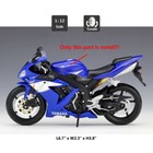Yamaha Yzf-r1 1 12 Scale Diecast Motorcycle Model Toys Gifts Collection Blue