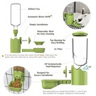 Hanging Automatic Food Water Dispenser  Auto Gravity Pet Feeder Water Bottle    