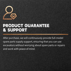 V380 Mini Skid Steer Loader 24hp 4-in-1 Bucket 3-stage Pump Hydraulic System