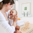 Baby Tooth Box Wooden Kids Keepsake Organizer Gift For Baby Teeth  Cute Child   