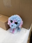 Ty Beanie Baby  boos  - Flora The Pink Multi Dog  regular Size - 6 Inch  - Mwmts