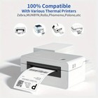 500 4  X 6  Fanfold Direct Thermal Shipping Labels 500 Per Stack 4x6