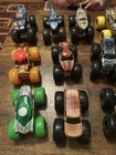 Monster Jam Lot Of 11 Hot Wheels W  Pirate Rare Vtg Die Cast Monster Truck