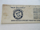 Vintage Original Ink Blotter  Arm   Hammer Blotter  1914 Calendar   Ruler