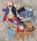 Disney Store Winnie The Pooh Friends Mini Bean Bag Plush Lot Of 5 Nwt Rare Plush