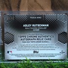 2023 Topps Chrome Adley Rutschman Authentics Game-used Jersey Auto  99 Rc