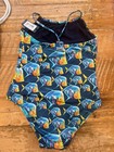 Nwt Vilebrequin Girls Blue Ocean Rainbow Fish Swimsuit One Piece Size 12 Years