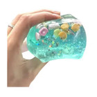 Squishy Ocean Block Stress Ball Cube Sensory Fidget Toy Anxiety Relief Maltose