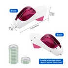 Automatic Tape Dispenser One Hand Press Type Portable Safety Cutter W  6 Rolls