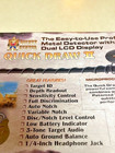 Bounty Hunter Quick Draw Ii Metal Detector  In Box W  Manual
