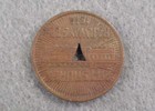 Vintage 1922 Pittsburgh Railways Co  Transit Token Good For One Fare