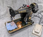 Vintage Singer 99k Sewing Machine  serviced  1954  excellent  