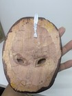 Hand Carved Wooden Tribal Wall Mask Rustic Folk Art Decorative Hanging