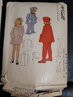Antique Mccall s 4372 Child  Coat  Leggings  Hat Pattern Sz 4  C 1941  Complete 