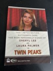 2019 Twin Peaks Archives Inscription Autograph Sheryl Lee Corner Wear