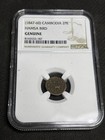 Rare 1847-1860 Cambodia 2 Pe Hamsa Bird Coin     Ngc Certified