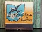 Vintage Matchbook Unstruck Full Feature Peoples Bank Of Dayton