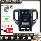13 6  For Dodge Ram 1500 2500 2019-2021 Android 12 Car Stereo Radio Gps Carplay