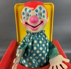 Vintage Mattel Clown Wind Up Jack In The Music Box Toy 1971  Not Working